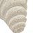 11.5X7x7" Sand And Cement Nautilus Shell Planter With Textured Beige Finish