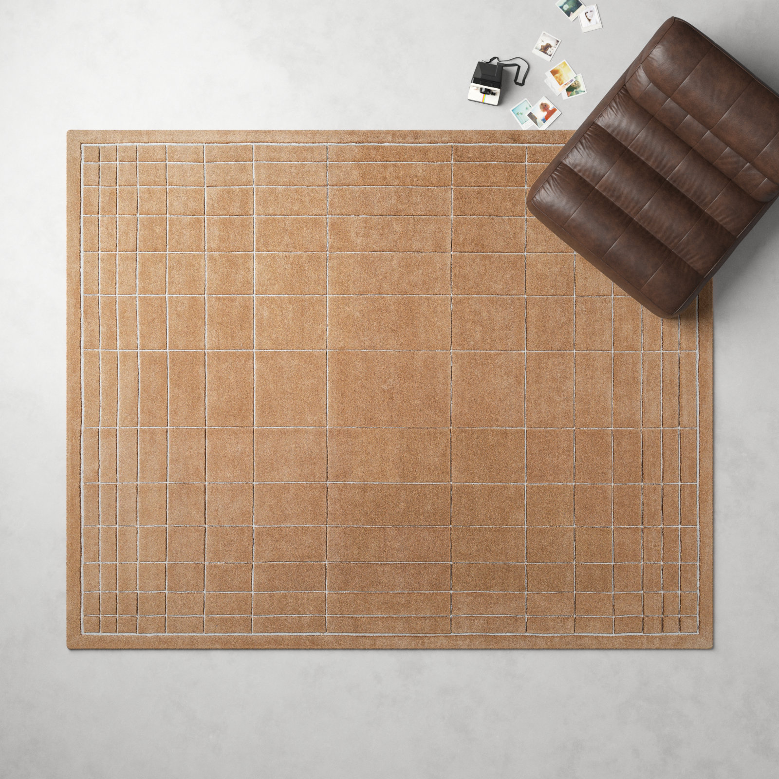 Mallory Hand-Tufted Geometric Area Rug, Rectangle 5' x 8'