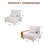 Yanali 4-Pieces Patio Aluminum Conversation Sets