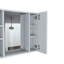 Armoire à pharmacie à double porte H 19 po, une tablette extérieure-2024688040