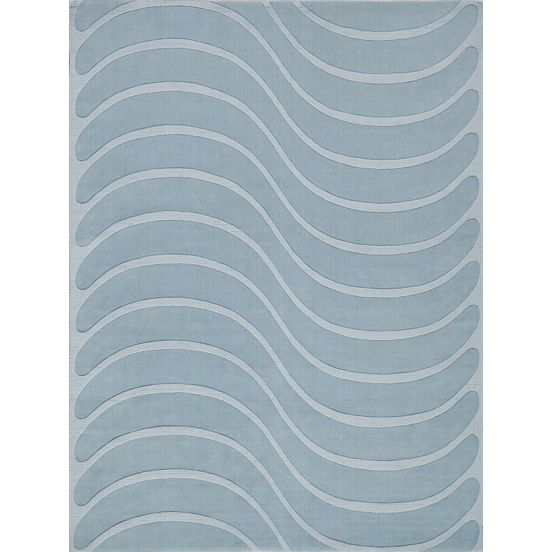 Tempo Wool Geometric Indoor Rug, Round 9'