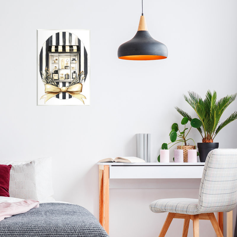 Décoration murale pour fenêtre Maison Parfum, par Petal Prints Design, 15 x 10