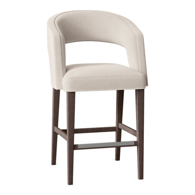 Bryant Upholstered Stool with Solid Wood Frame