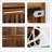 23.6-Inch Walnut Shoe Cabinet With 2 Flip Drawers, Farmhouse Design For Corridors And Entrances-795065584