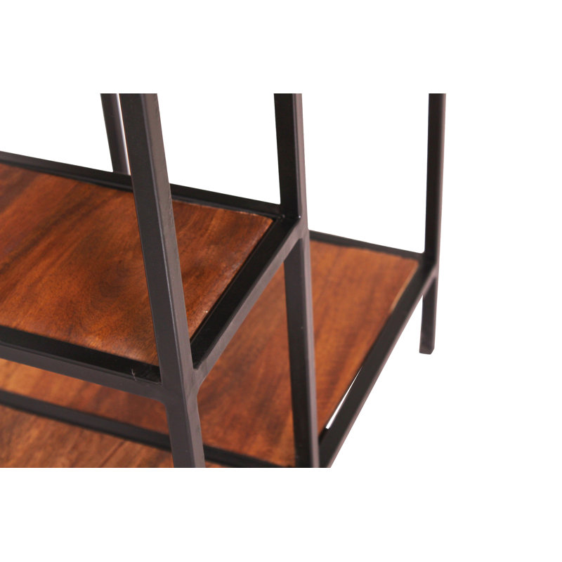 Lehoux 50cm W Metal Bedside Table
