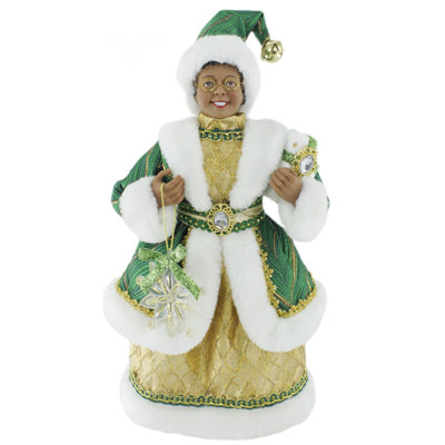16" Emerald Escapade Mrs. Claus Ethnic 299904188C424BAAB10F6248D2818E8A