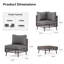 Ensemble de conversation modulaire pour patio avec coussins 6 personnes All-Weather-876050801
