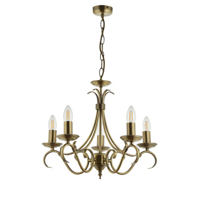 Barney 5 - Light Candle Style Chandelier