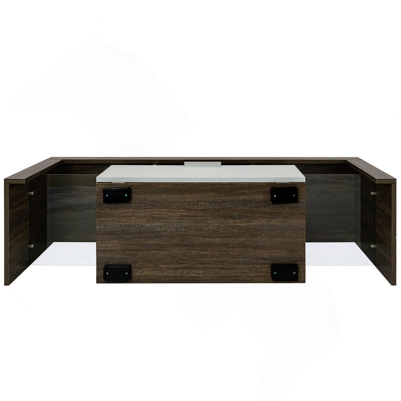 TV  Stand With The Toughened Glass Shelf Floor Cabinet Floor TV Wall Cabinet