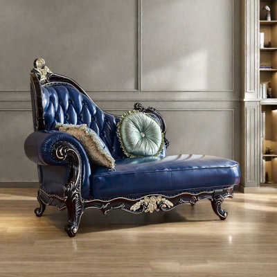 Light luxury carved solid wood chair