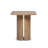 Flickinger 22" Square Pedestal Side Table