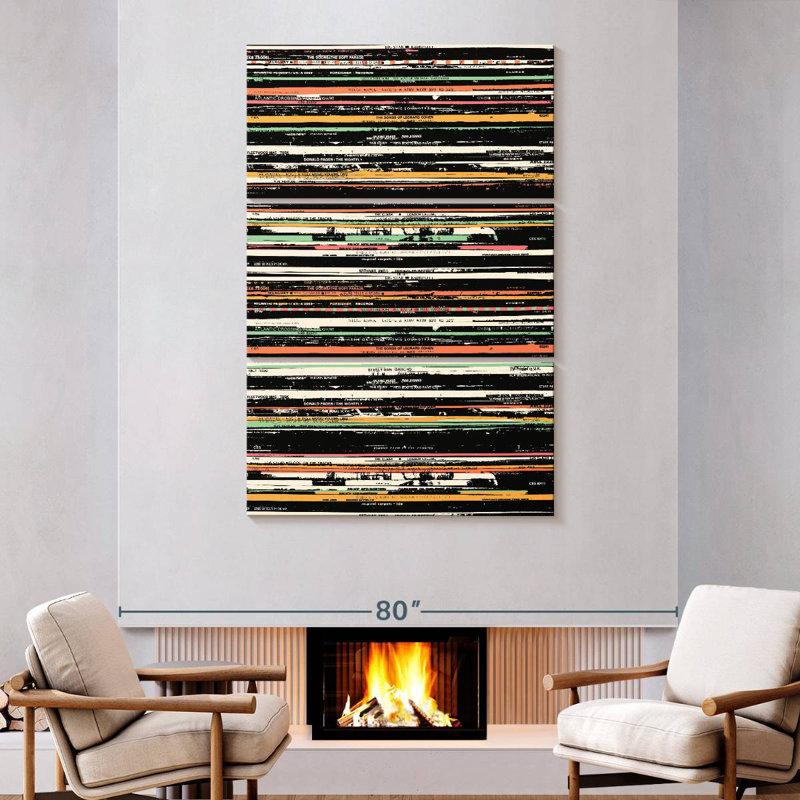 Abarca Recordsss, 74" H x 48" W