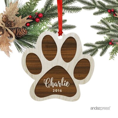 The Holiday Aisle® Wood Animals Holiday Shaped Ornament & Reviews | Wayfair