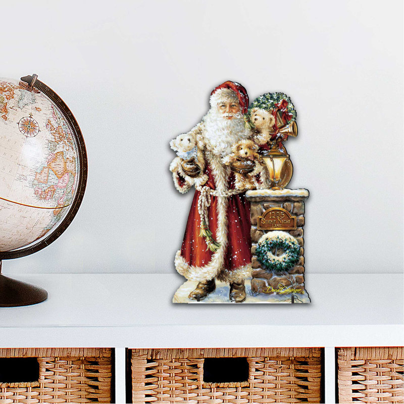 Décoration murale «Silent Night Santa Diminutive»