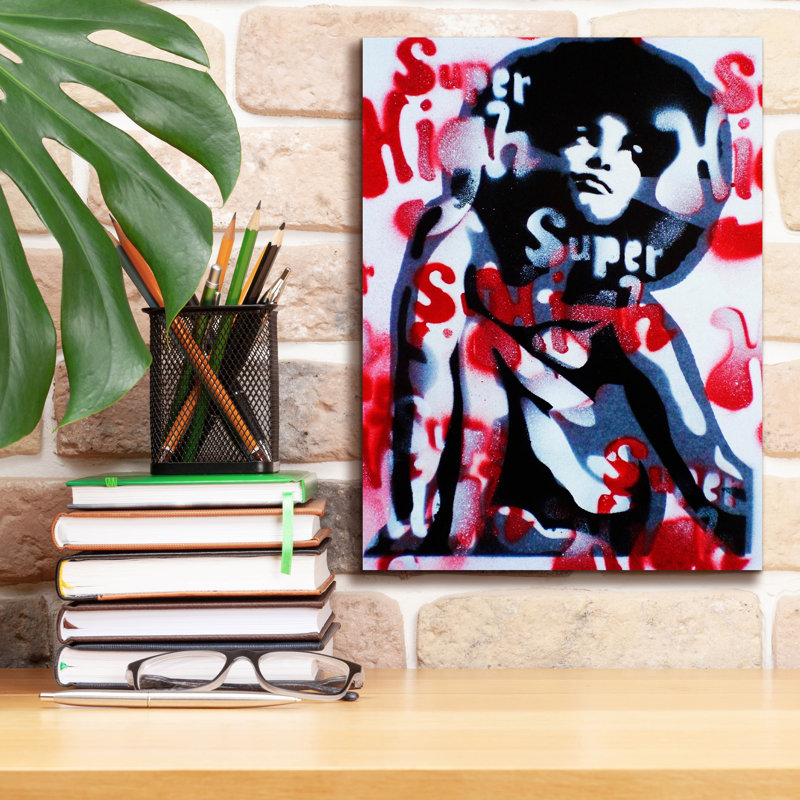 «Super High» par Abstract Graffiti, H 16 po x l 12 po x P 0,75 po