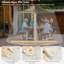 Paravent de table pour parasol de patio-72820455