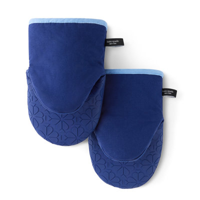 Kate Spade New York Spade Flower 5.5"x 8" Soft Silicone Mini Oven Mitt