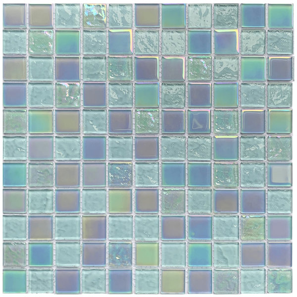 Monticello 1" x 1" Glass Grid Mosaic Wall & Floor Tile
