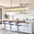 10-light Dimmable Kitchen Square / Rectangle Chandelier with Crystal Accents (Bulbs Included)-1247361213