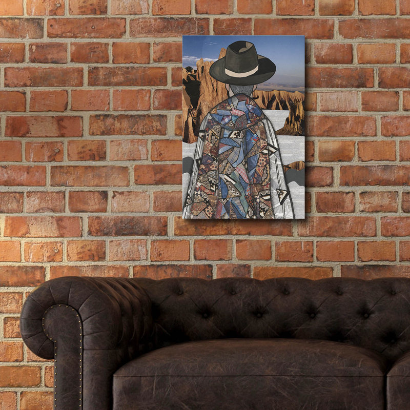  «Canyon Vista 4» par Coco Good, art mural en verre acrylique, 16 po x 24 po