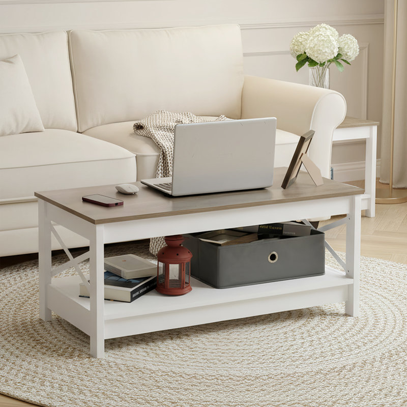 Four Leg Coffee Table with Storage