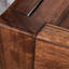 Support pour plante en bois massif double couche naturel-110542787