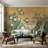Peacock Wallpaper Cranes Waterfall Wall Mural-833148024-833148019