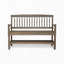 Banc Imperial | L 51,0 po x l 23,0 po x H 36,0 po | Bois | 1 pièce | Gris