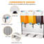 Distributeur de boissons en acier inoxydable