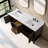 Chazden Landon 72" Herringbone Design Double Bathroom Vanity with Quartz Top