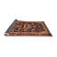 Tapis traditionnel noir / rouge-1085687988