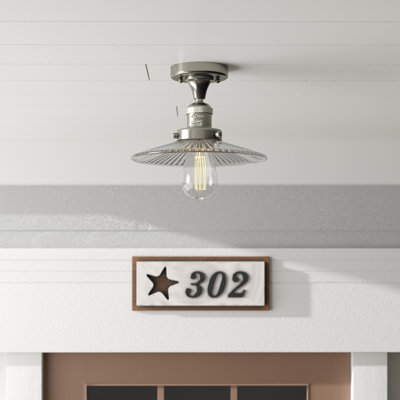 Katalina Glass Semi Flush Mount