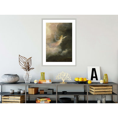 The Angel Appearing to the Shepherds (Detail) by Thomas Cole -Framed Giclee Print