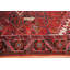 Grand tapis traditionnel en laine rouge 10x13
