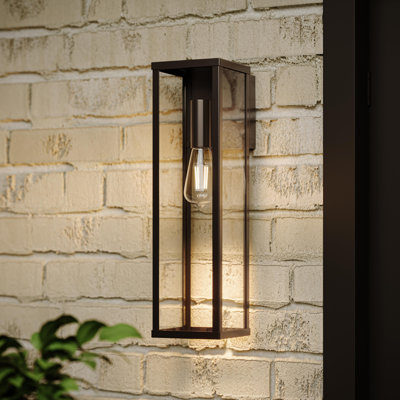 Ryle One-Light Extra Large Wall Lantern with Clear Glass Panels