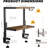 Desk Shelf Clamp-On Above Or Under - 15 Inch Clamp Desktop Shelf, Over Or Under Table Clamp Shelf, Desk Organizer Shelf For Office Accessories, Gaming Devices