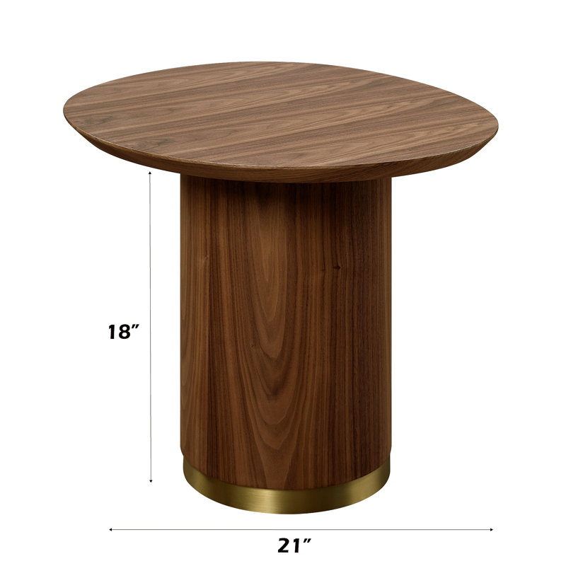 Table de bout avec piédestal