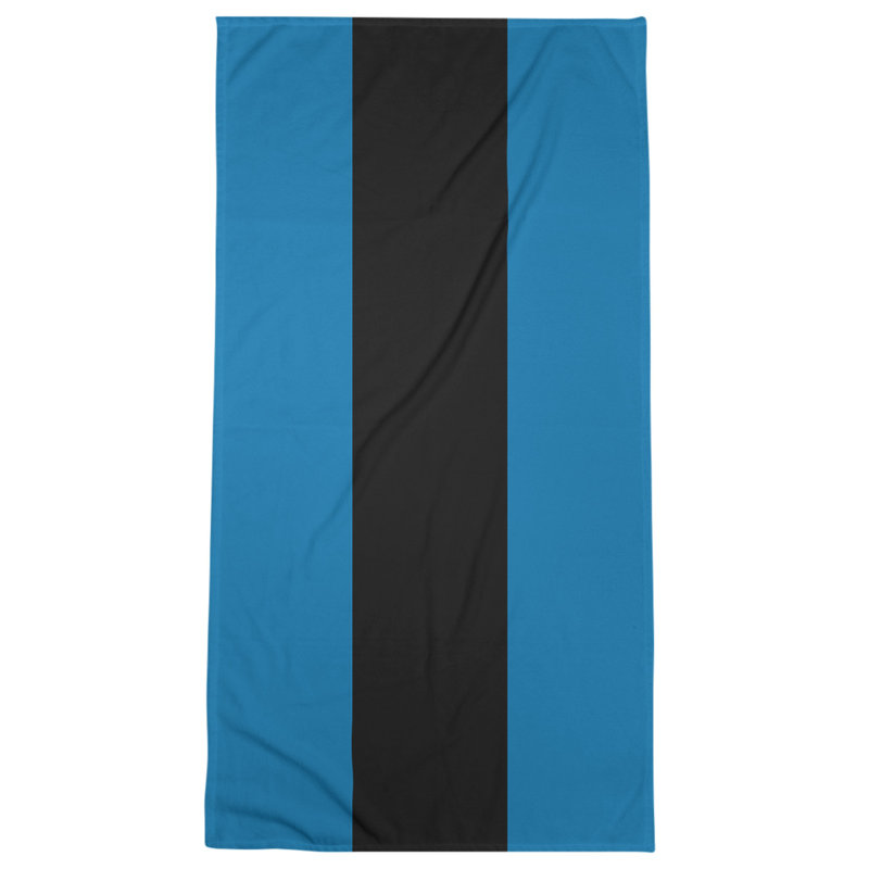 Microfiber Bath Towel, Tennessee Red Football Blue/Black