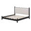 Wood Platform Bed With Upholstered Headboard-965774981-965774987