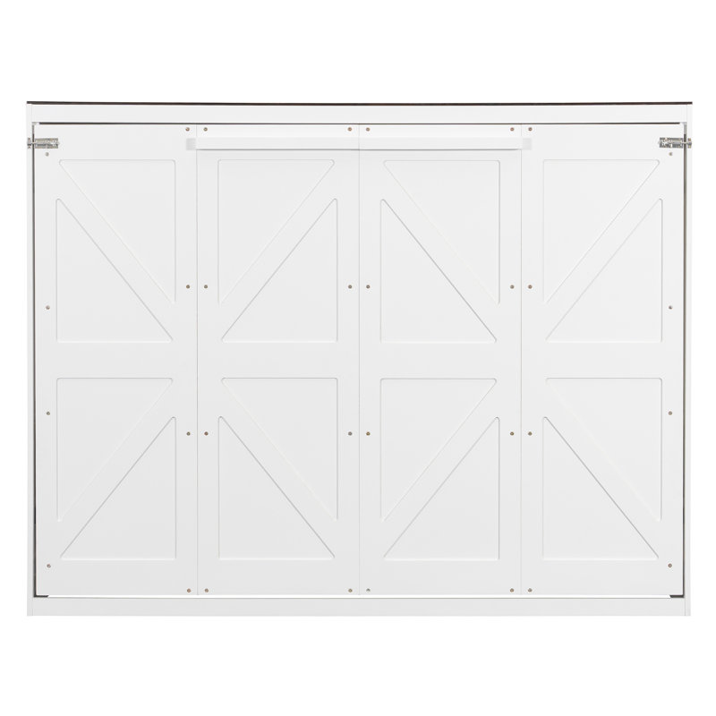 Grand lit escamotable mural et USB