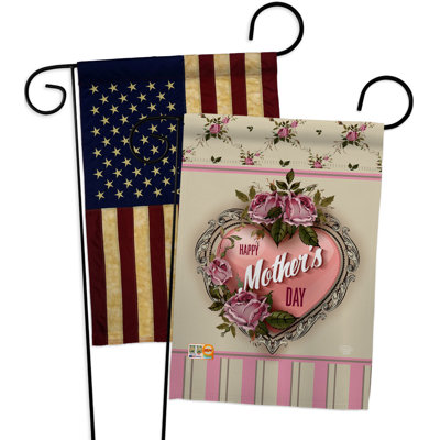 Drapeau de jardin en polyester 18,5 x 13 po Home Decor Home