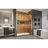 DreamLine Elegance-LS 60 1/4 - 62 1/4 inch W x 72 inch H Frameless Pivot Shower Door in Brushed Nickel-121723722-122531106