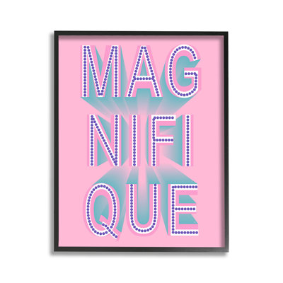 «French Abstract Magnifique Single Photo Frame» par Martina Pavlova sur