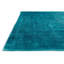 Tapis carré bleu sarcelle Kalmanovitz
