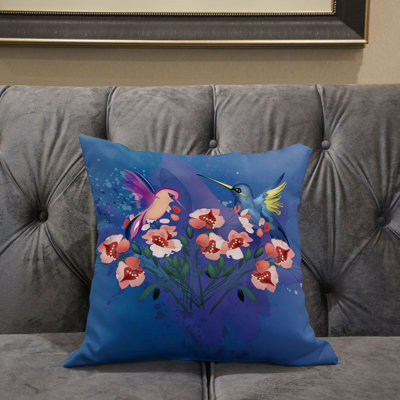 Housse de coussin en polyester pour l'intérieur et l'extérieur