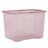 Wham Crystal 80L Plastic Storage Box Pack of 8 Tint Dusky Orchid