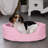Ultra Plush Oval Donut Dog Bed-809269204-809269214
