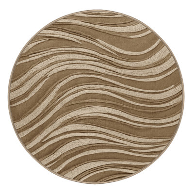 Machine Washable Nature Beige Area Rug