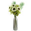 Plastic, Silk Eucalyptus Arrangement