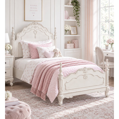 Lit standard en bois massif Losoya